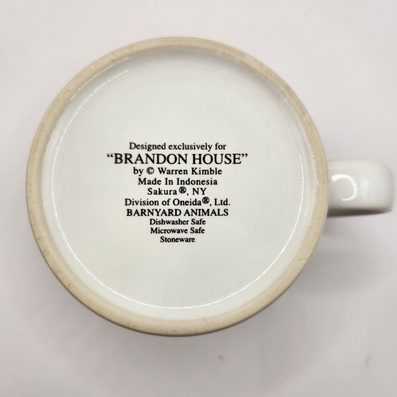 Sakura Brandon House by Warren Kimble Barnyard Animals Horse Coffee Mug - Picture 8 of 8